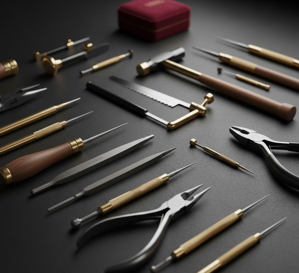 Grundlæggende guldsmedværktøj